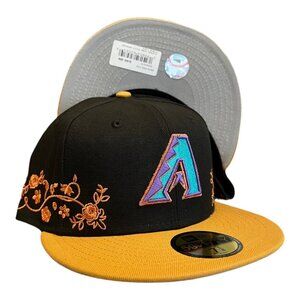 New Era Arizona Diamondbacks Floral Vine 59FIFTY Fitted Hat Cap